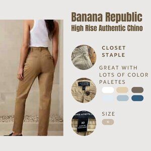 Banana Republic High Rise Chino